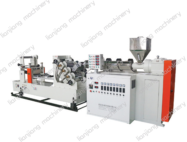 Three roll extrusion production line